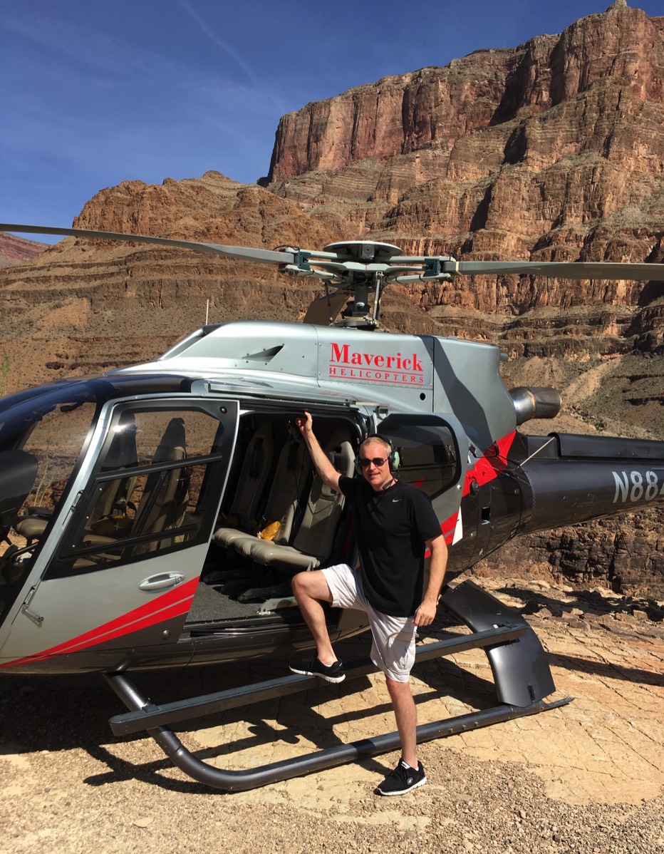 Helicopter trip to the Grand Canyon