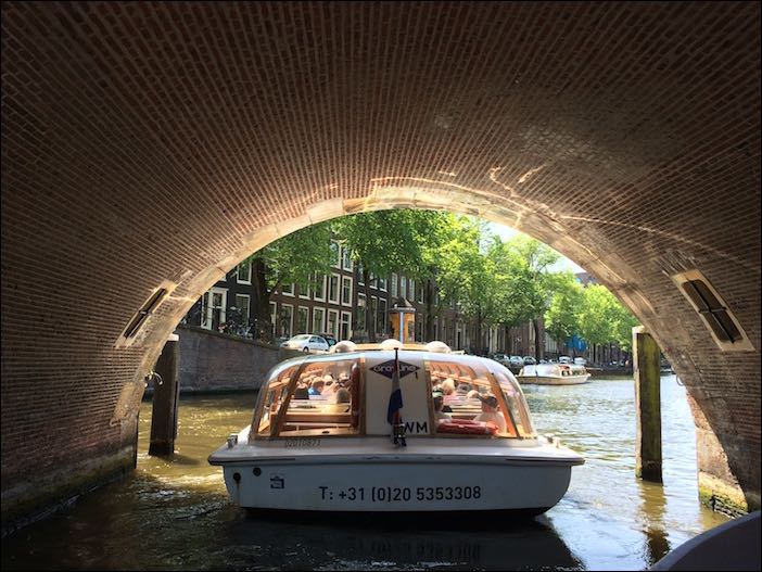 Most tunnels are narrow (Amsterdam, Netherlands)