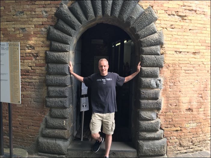 Entrance to Saint Patricks Well (Orvieto, Italy)